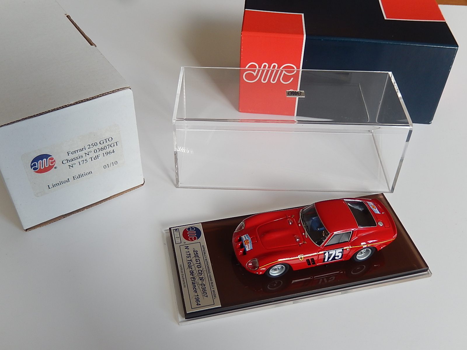 西側諸国★ AMR 1/43 Ferrari 250GTO 「D」　1962/63TT レーシングカー