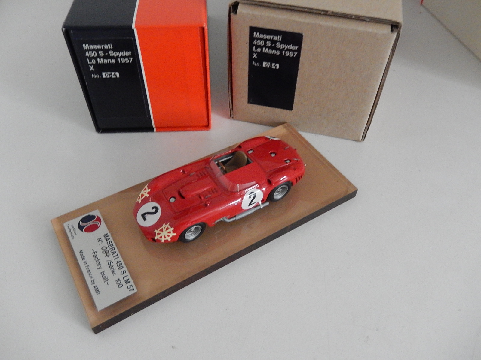 Am Ruf : Maserati 450s Le Mans 1957, Modelart111