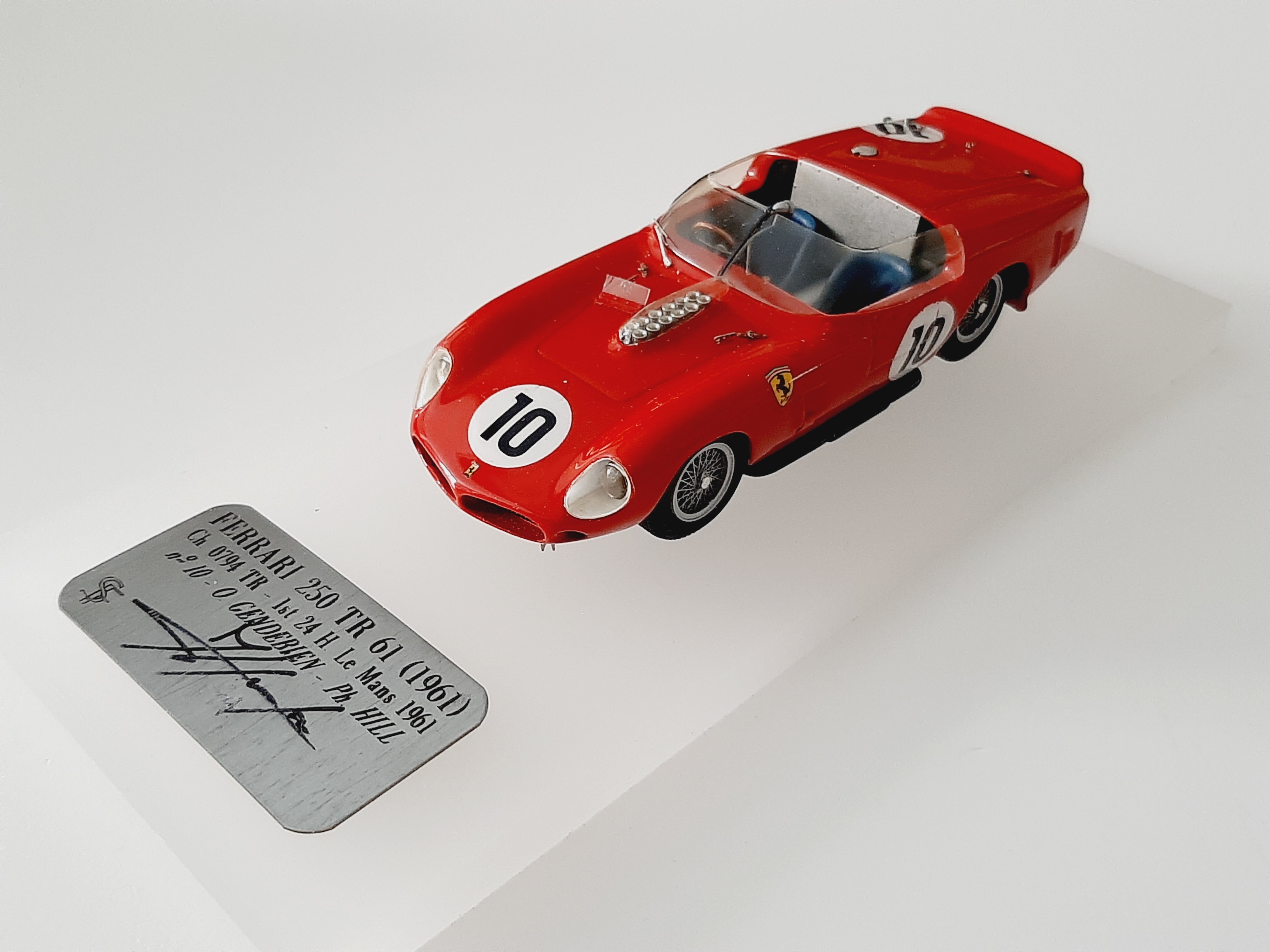F. Suber : Ferrari 250 TRI Winner Le Mans 1961