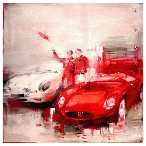 Gio : Automobile serie 20  --> original painting