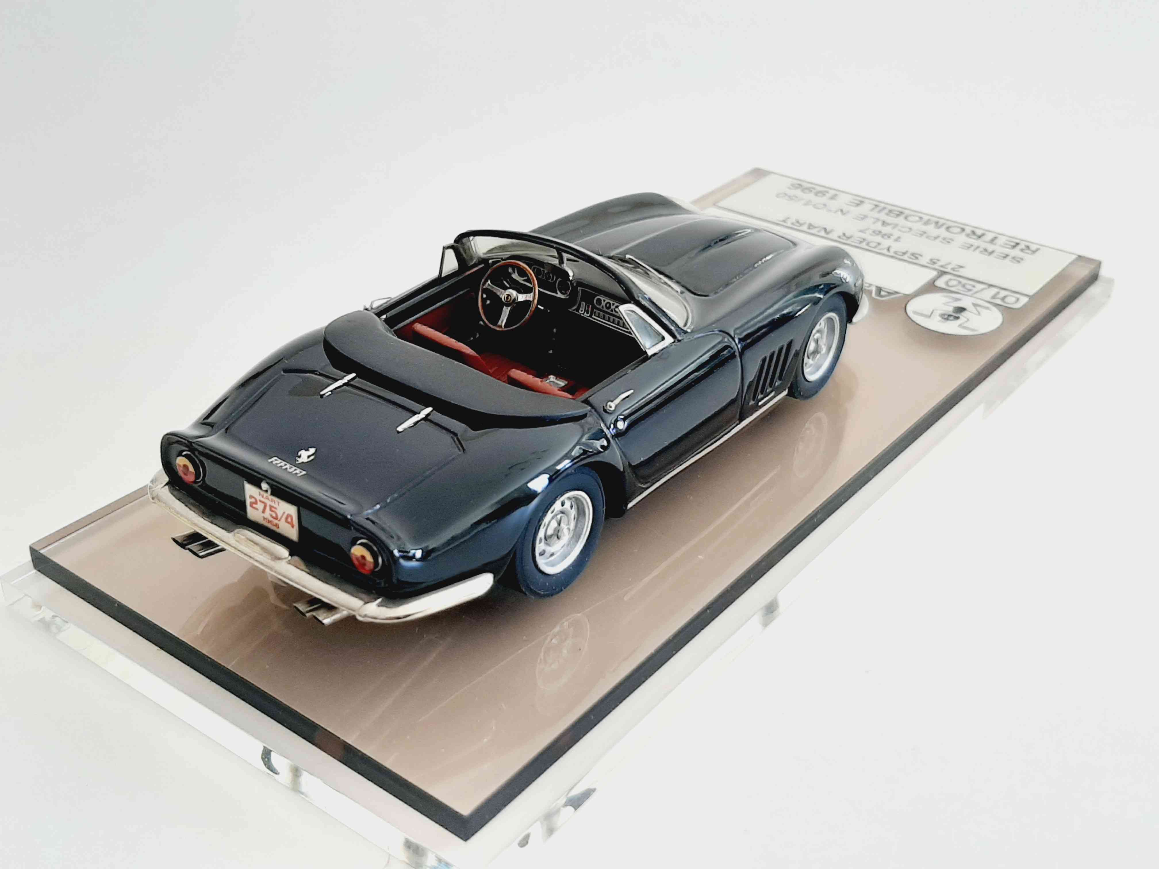 REF 5 , 1/43 Ferrari 375 MM Spyder , photoetched parts x 4 , n AMR