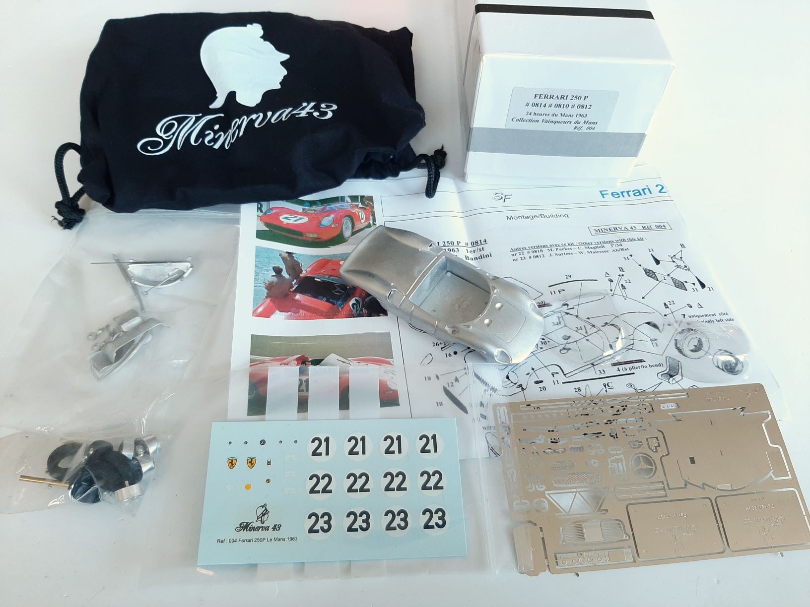 Ferrari 250 P Le Mans 1963 N°21 - Starter Kit Monté 1/43 - Rouge - Occasion