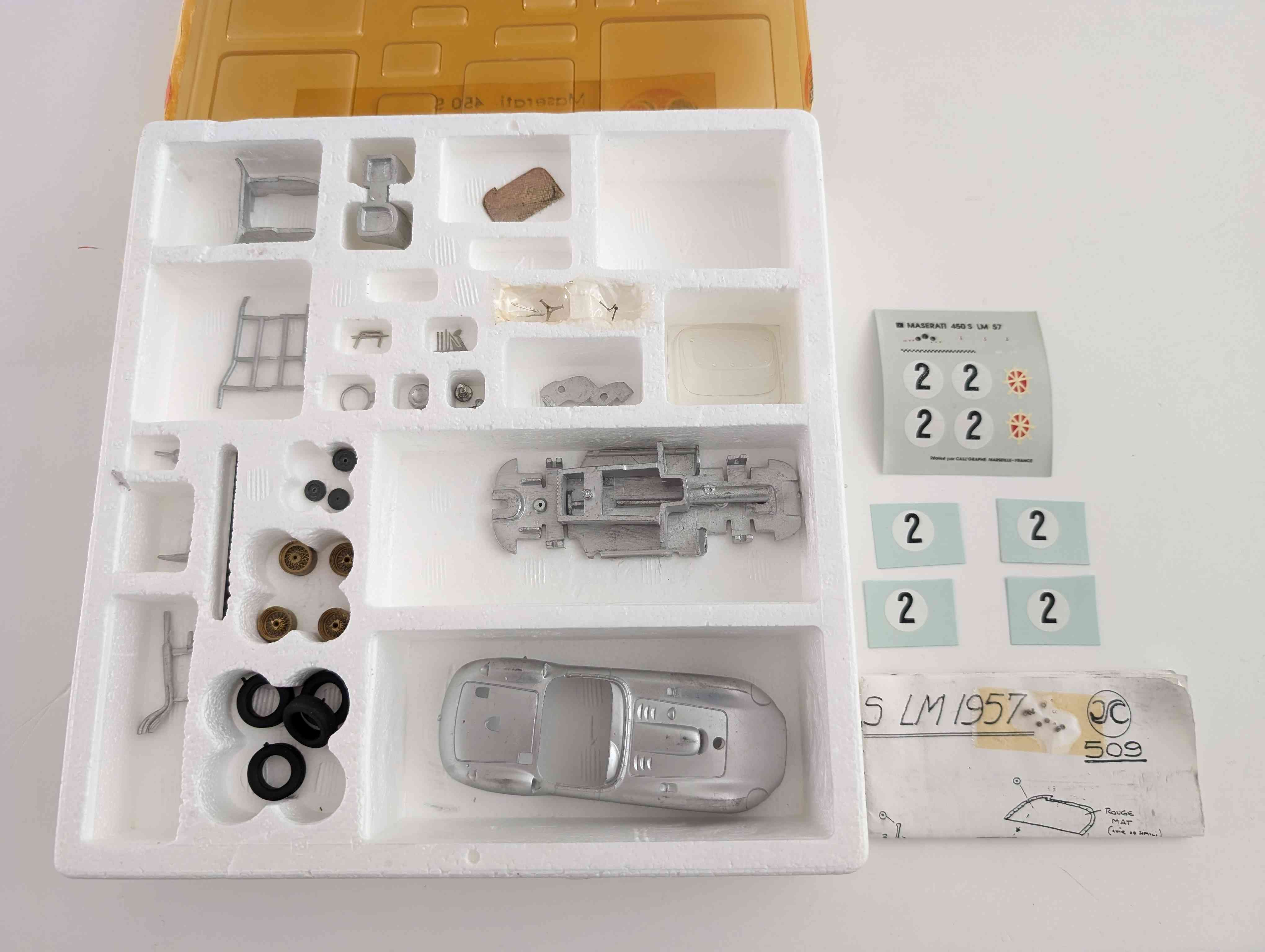 Miniature Automany 1/43 Maserati 450S #2 Le Mans 1957 - Résine - Réf. K119