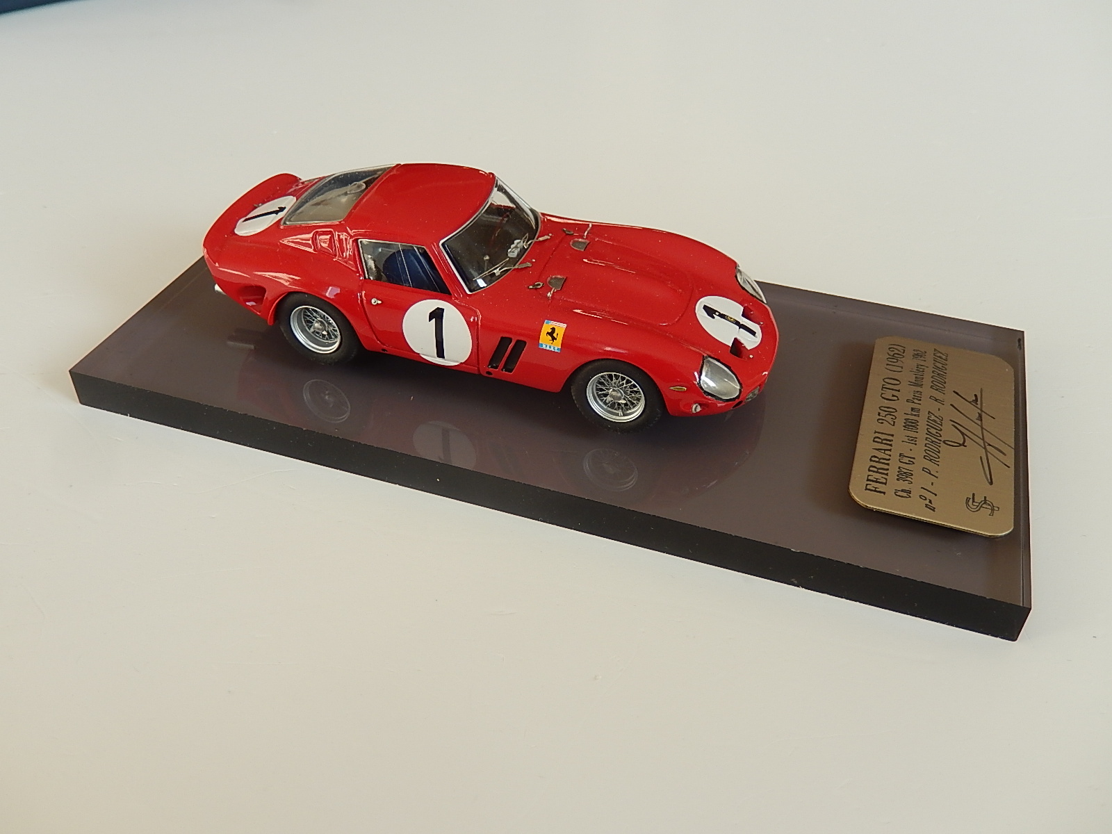 F. Suber : Ferrari 250 GTO  winner 1000 kms Paris 1962 --> SOLD