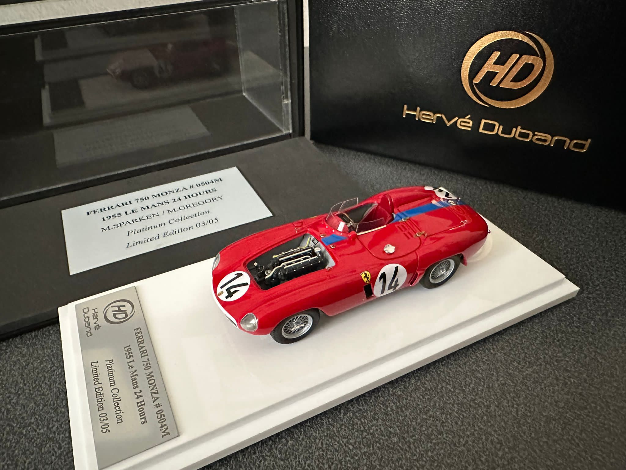 H. Duband : Ferrari 750 Monza Le Mans 1955