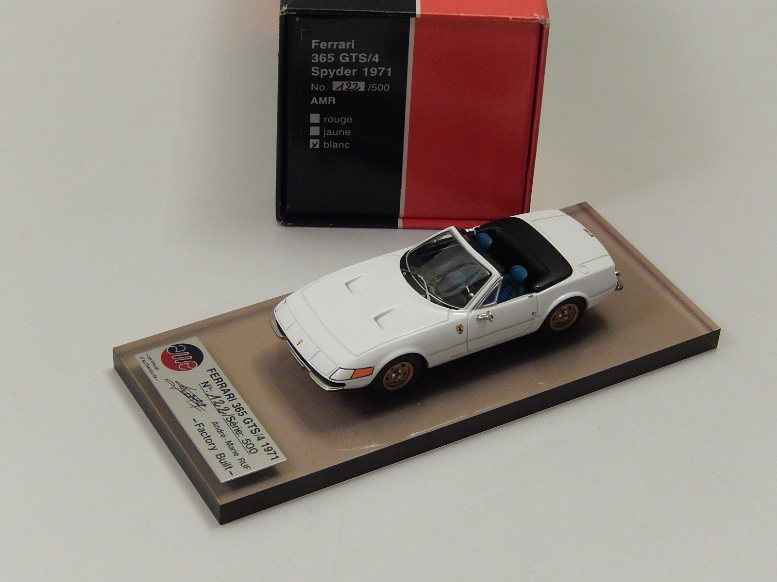 FERRARI 365 GT/4 BB Sebring 1975 #111 AMR X 7000 ANDRÉ-MARIE RUF 1:43